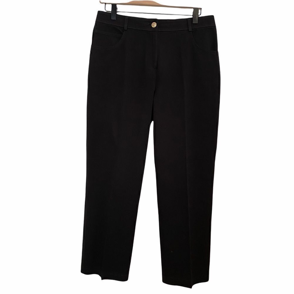 St. John Black 5-Pocket Pants